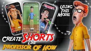 Create Animated Shorts like Professor Of How in Mobile 