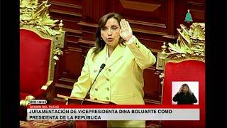 Peru's Dina Boluarte Is Sworn in as President