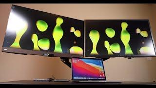 Ultimate Electric Desk and Dual Monitor Setup!