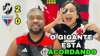 Vasco x Fortaleza, react; Gigante da Colina vence e se distancia da degola!