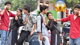 Romantic Accidentally Takkar Prank On Boys | Prank in India | Ritika prank