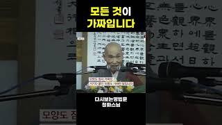 세상 모든 것이 다 가짜입니다 #청화스님