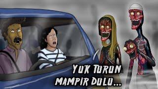 Mudik Ke Dunia Lain #HORORMISTERI | Kartun  Hantu, Animasi Horor Tersesat di perjalanan