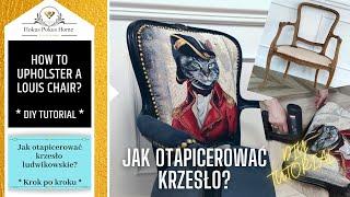 JAK TAPICEROWAĆ KRZESŁO LUDWIKOWSKIE? DIY DLA POCZĄTKUJĄCYCH. #zszywacz #novus #langelukaszuk