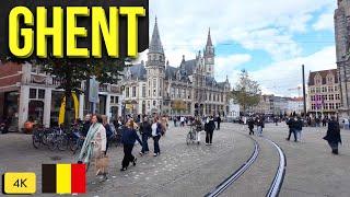 Walking Tour of Ghent Belgium | Belgium Walking Tour 4k | #ghent #belgium