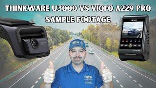 Viofo A229 Pro vs Thinkware U3000 Dashcam Sample Footage