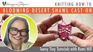 Knitting How-to: Blooming Desert cast-on