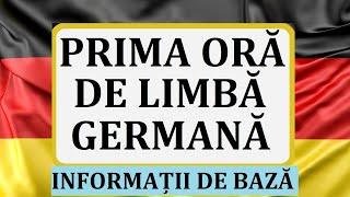 Germana pentru incepatori | Prima ora de limba germana - informatii de baza