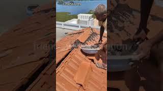 How To Ridges || Clay Tile Ridges #roof #roofing #clay #ridge #fof