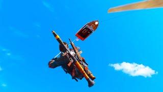 Attaching Things to Wind Turbines in Just Cause 3...