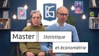 Présentation du master Statistique et Économétrie | FSEG