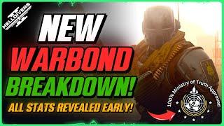 New Full Warbond Breakdown! - All Stats Revealed! - Helldivers 2 Patch Update