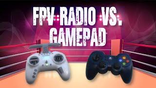 FPV RADIO vs. GAME CONTROLLER for FPV Drone Sims