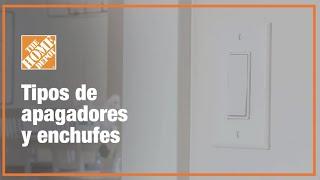 Conoce los tipos de apagadores y enchufes | Eléctrico | The Home Depot Mx