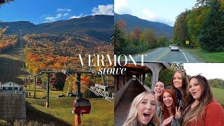 COZY FALL GIRLS TRIP TO VERMONT  get ready with me, stowe fall foliage, best food spots & more!