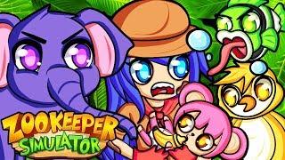 The animals are CRAZY in ZooKeeper Simulator!