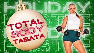 30 MIN TOTAL BODY TABATA WITH WEIGHTS | weight loss exercises at home