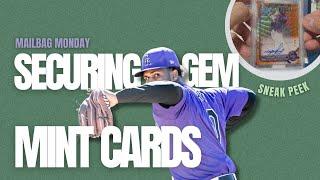 SECURING GEM MINT CARDS! ️ MAILBAG MONDAY  | Card Curiosity