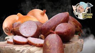 German Recipe for Smoked Onion Sausage!