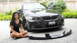 How to Install a Front Lip Spoiler - BMW 335 M-Tech Aero Lip DIY E92/ E93