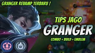 CARA MAIN GRANGER REVAMP ! BUILD & EMBLEM GRANGER TERKUAT 2024 ! | GRANGER GOLD LANE GAMEPLAY