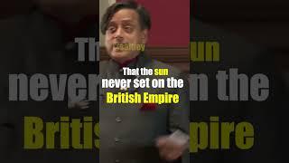 The sun never set on the British Empire? Sashi Tharoor #india #uk #motivation #colonialism