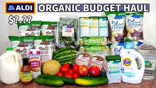 ORGANIC ALDI GROCERY HAUL! (with prices)