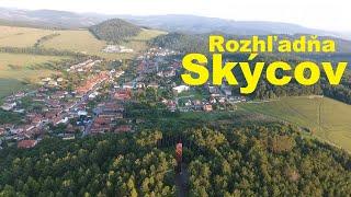 Rozhľadňa Skýcov - Rozhľadňa na Vápennom vrchu v Skýcove