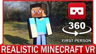 360° VR VIDEO - REALISTIC MINECRAFT VR - VIRTUAL REALITY 3D