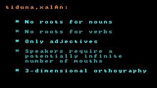 tiduna,xalAn | A submission to Agma Schwa's Cursed Conlang Circus