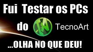 Fui testar os PCs do TecnoArt ...e OLHA NO QUE DEU! Vamos aprender sobre Hardware?!