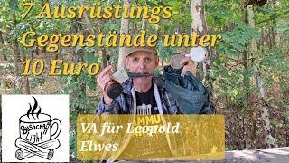 7 Ausrüstungsgegenstände unter 10 € VA an Leopold Elwes