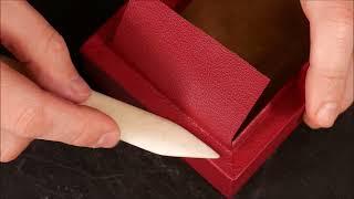 'The Art Of Leather Wrapped Boxes Pt 1/2' (Preview)- Online Fine Leathercraft Courses