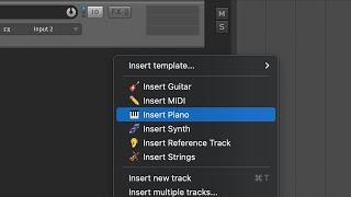 Quick way to load track templates in REAPER