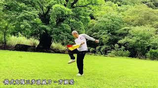 楊式太極三步追風刀 - 方祖豪