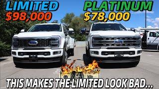 Redesigned Ford Super Duty Limited VS Platinum: Why Is The Platinum So Much Nicer For $20k Less???