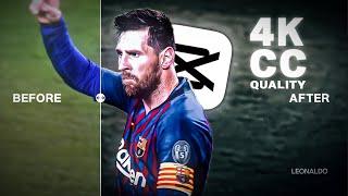 How to make dark cc in capcut | capcut football cc tutorial | Leonaldo edits