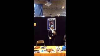 Actor Danny John Jules 'Juggling'.
