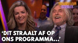 Johan overweegt om ‘ordinaire’ Merel Ek niet meer uit te nodigen: ‘Dit straalt af op ons programma…’