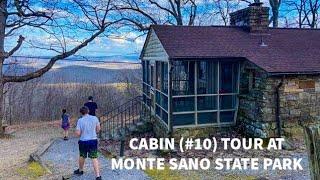 Cabin Tour (#10) at Monte Sano State Park in Huntsville, Alabama - Camping/Hiking/Mountain Biking