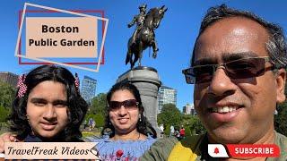 Boston Public Garden - 1837 Historic Garden in Boston (TravelFreak Videos)