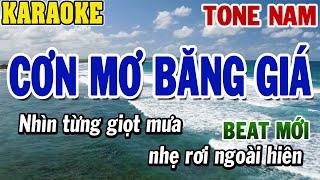 Karaoke Cơn Mơ Băng Giá Tone Nam | Beat Mới | 84