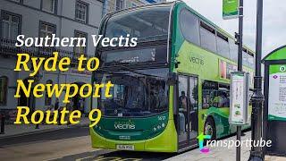 Ryde to Newport | Southern Vectis Route 9 | Realtime