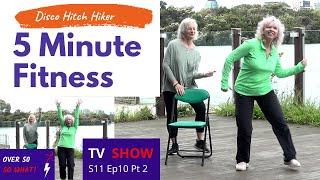 5 Minute Fitness – Disco Hitch Hiker – Fun fitness for over 50, over 60