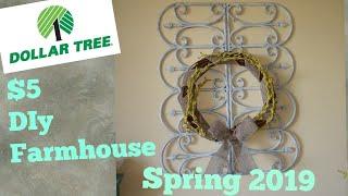 Dollar Tree $5 DIY/ Spring 2019 Farmhouse Decor hosted by Bum Bea & Mrs. Vee