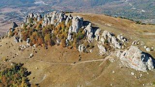 A mountain worthy of an Avatar 4K Flying over Amazing Demerdzhi Mountain ~ Nature Relaxation Part 2