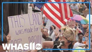 No Kings Day protests take over Louisville