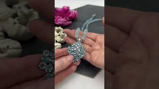 Голубой ТОПАЗ #шайдова #jewelry #украшения #колье #голубойтопаз #авторскиеукрашения