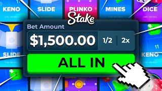 I TRIED AN ALL IN CHALLENGE ON STAKE...BUT WITH A TWIST!