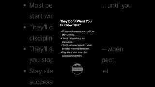 They Don’t Want You to Know This”